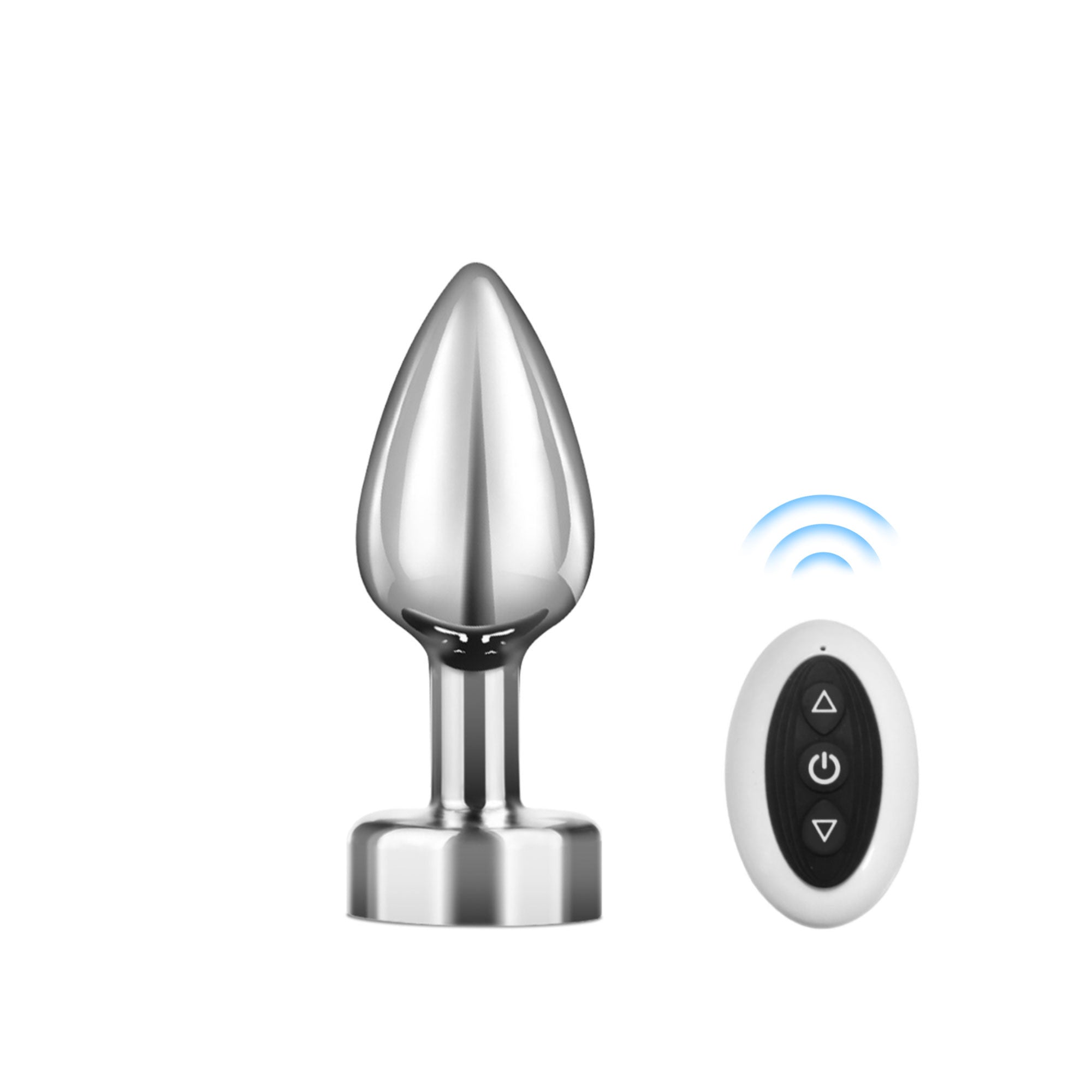 Fjernstyret anal plug til stimulation med justerbare vibrationer