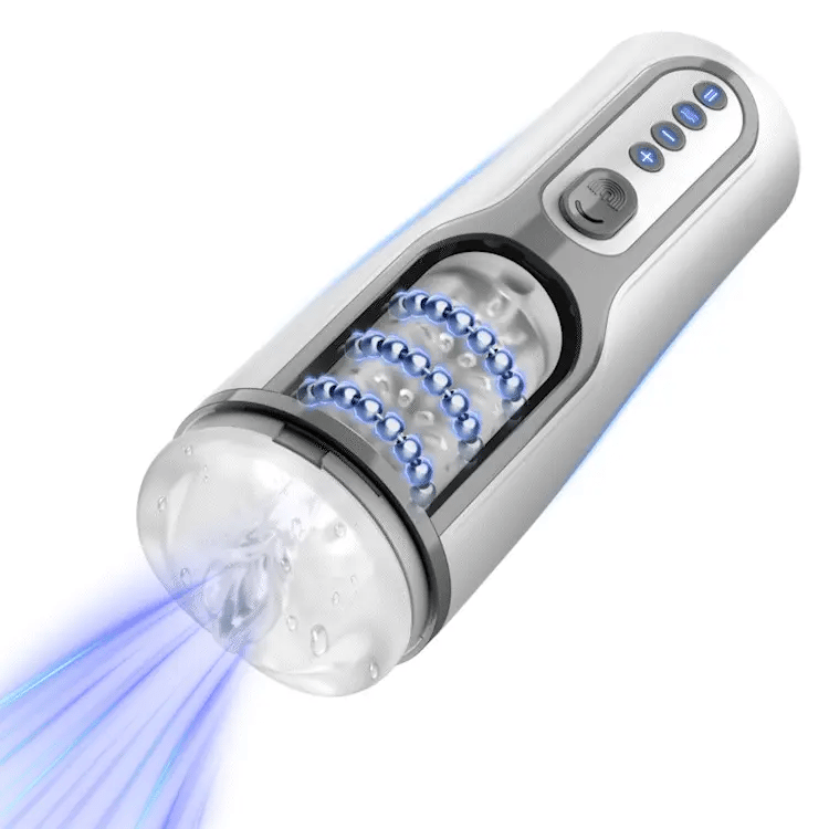 Sensuel roterende rulle-masturbator med intens stimulering